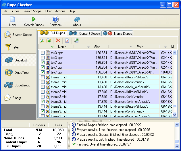 Dupe Checker PRO Screenshot